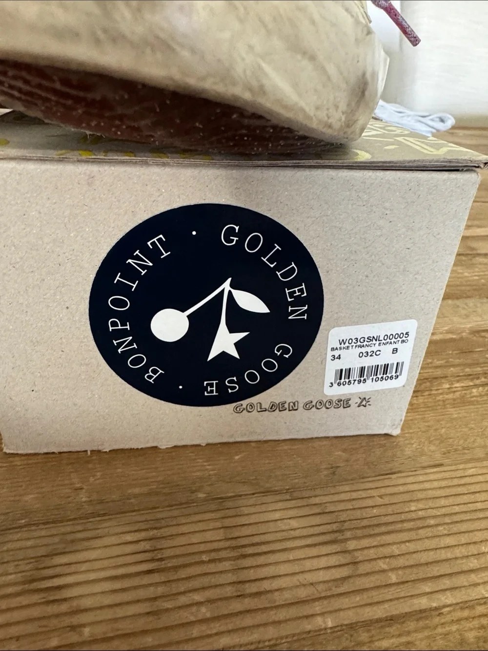 Golden Goose shiny gold
